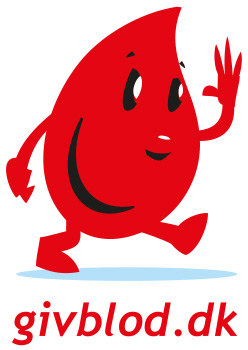 maskot tegnet til bloddonor website